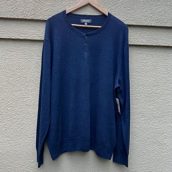NWT Bonobos Henley Sweater Size XXL - Picture 2 of 9
